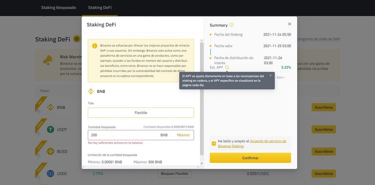 Hacer staking en Binance Hacer staking en Binance