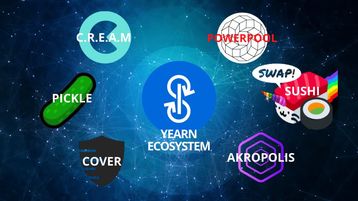 Ecosistema de criptomonedas de Yearn Finance Ecosistema de criptomonedas de Yearn Finance