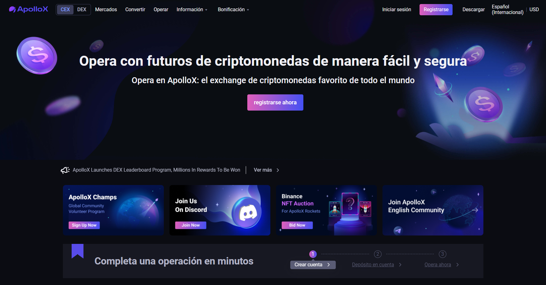 ApolloX es una plataforma para construir aplicaciones y servicios de comercio electrónico descentralizados basados en la tecnología blockchain. ApolloX es una plataforma para construir aplicaciones y servicios de comercio electrónico descentralizados basados en la tecnología blockchain.