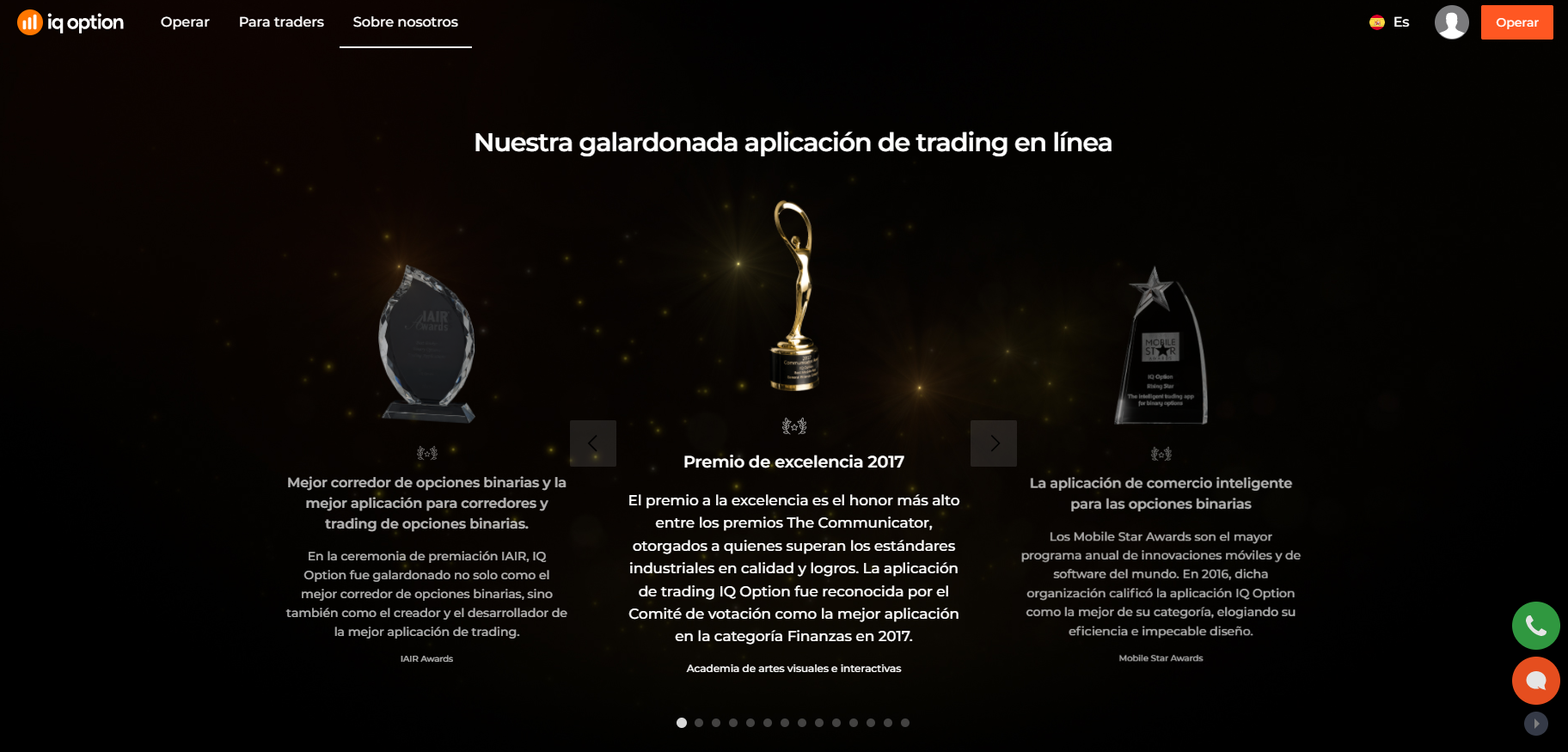 La plataforma ha ganado numerosos premios La plataforma ha ganado numerosos premios