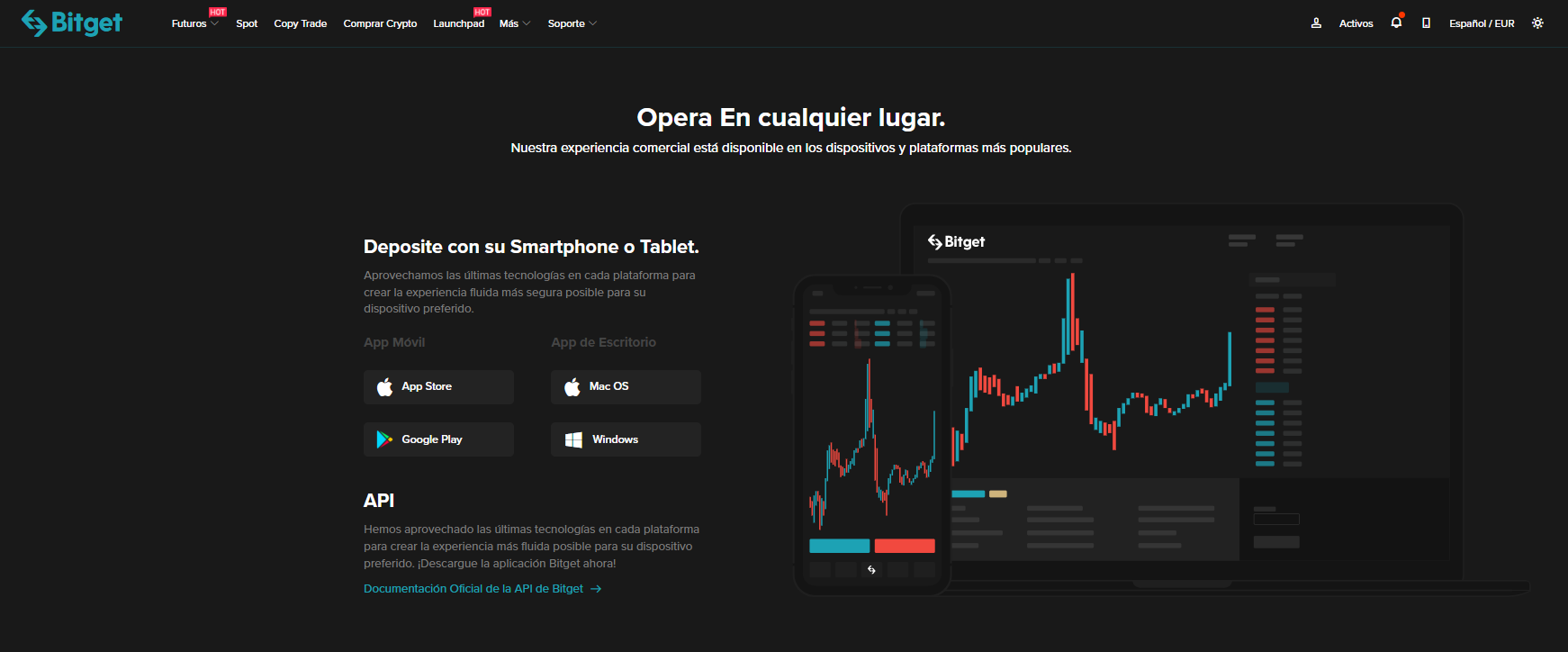 Aplicación móvil Bitget Aplicación móvil Bitget