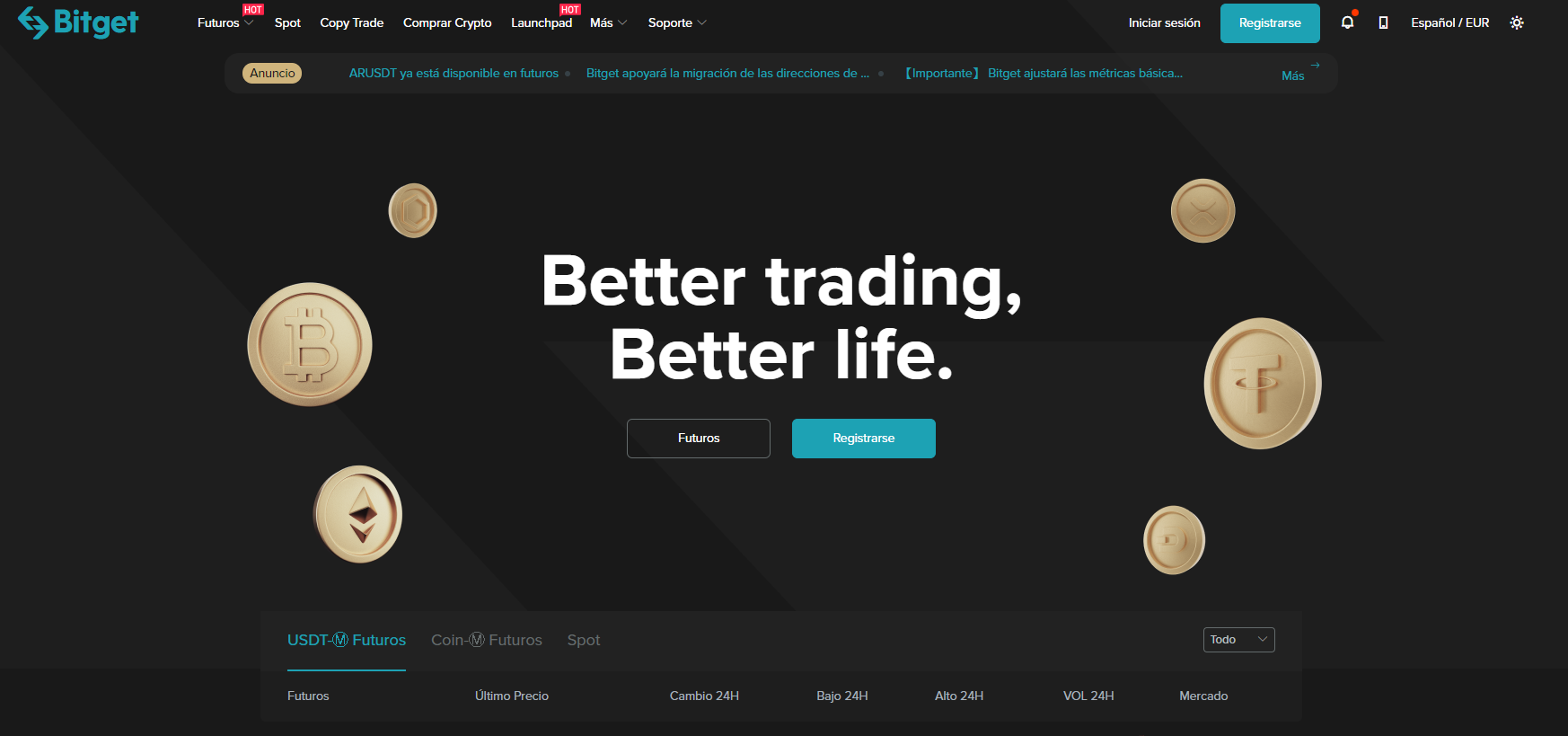Intercambio de derivados de criptomonedas Bitget Intercambio de derivados de criptomonedas Bitget