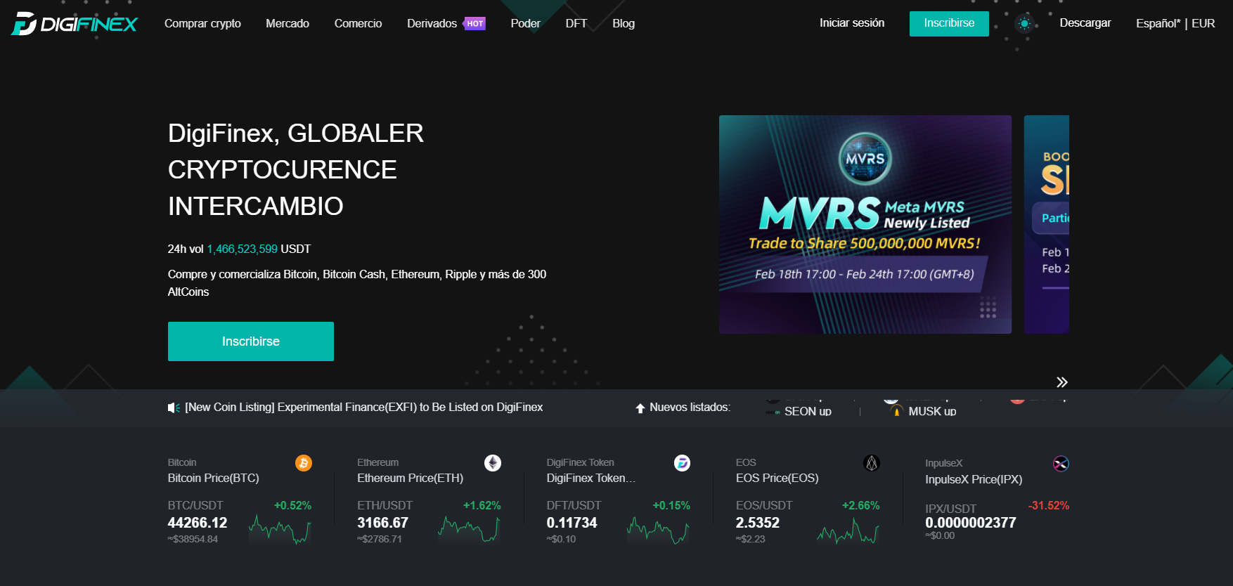 Elija el intercambio de derivados de criptomonedas DigiFinex Elija el intercambio de derivados de criptomonedas DigiFinex