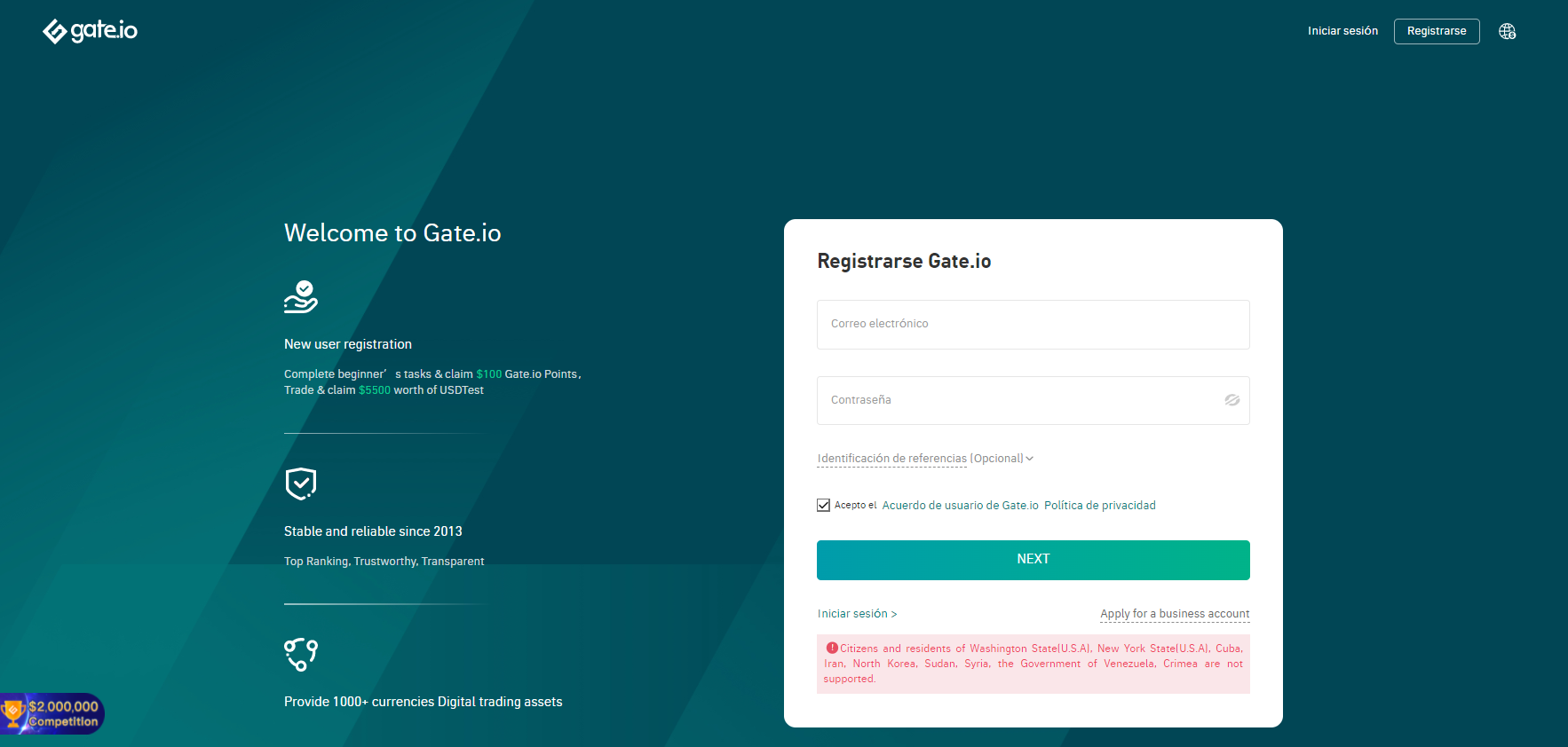 ¿Cómo registrarse en la plataforma comercial Gate.io? ¿Cómo registrarse en la plataforma comercial Gate.io?