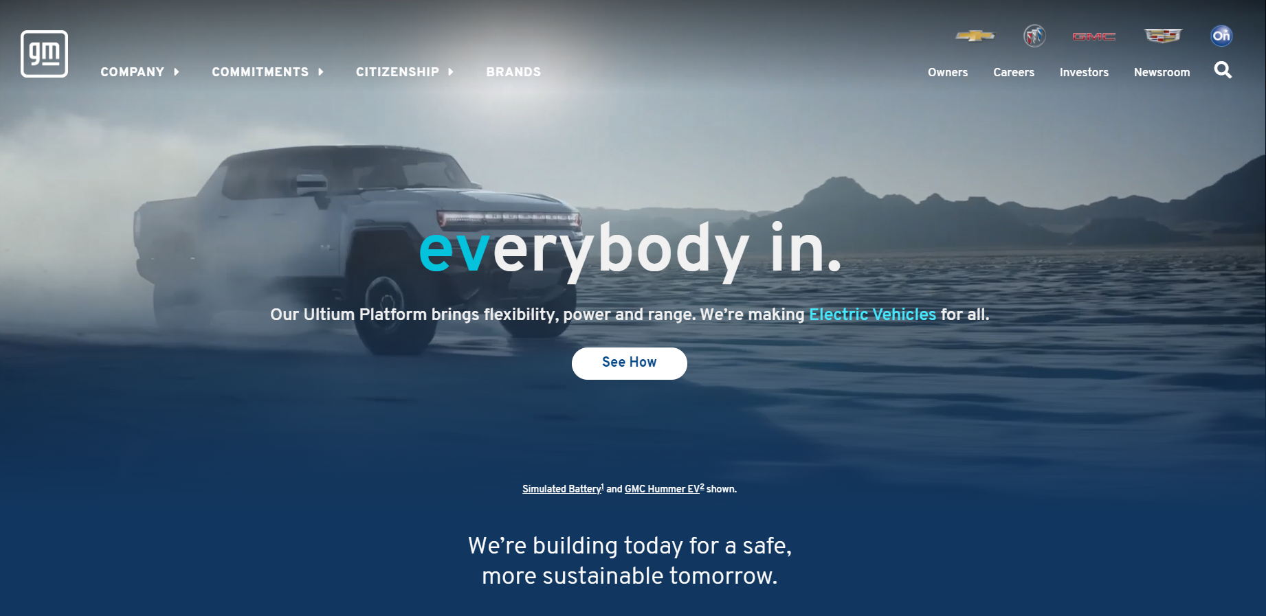 Sitio web oficial de General Motors Sitio web oficial de General Motors