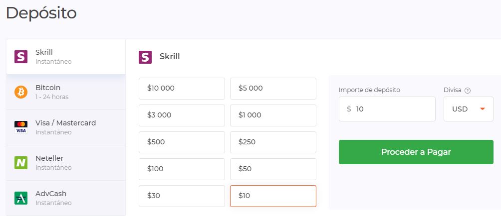 Cómo hacer un depósito Cómo hacer un depósito
