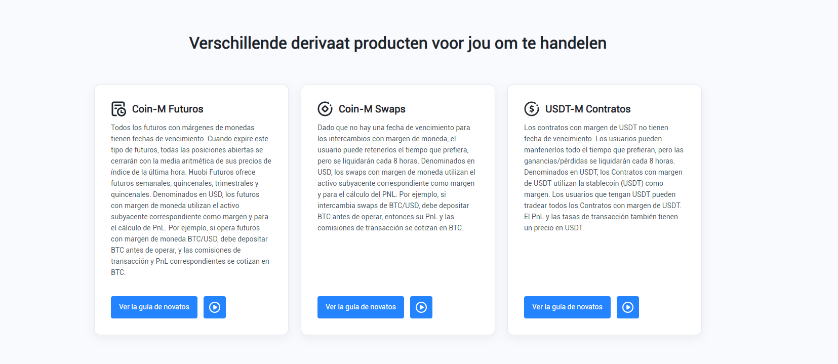 La plataforma comercial Huobi Global ofrece productos derivados criptográficos La plataforma comercial Huobi Global ofrece productos derivados criptográficos