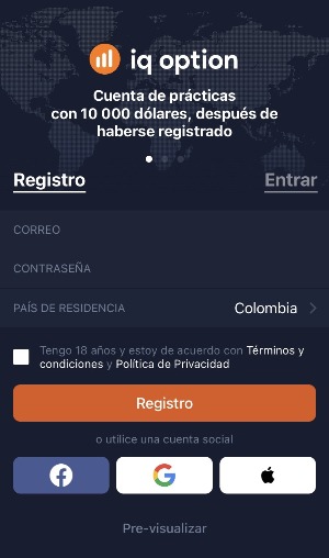 Facilidad de registro Facilidad de registro
