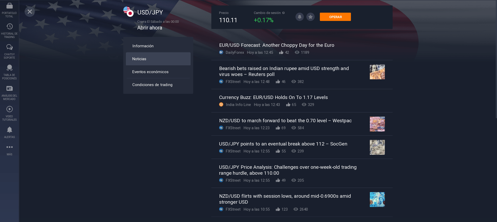 Noticias sobre el par de divisas USD/JPY Noticias sobre el par de divisas USD/JPY
