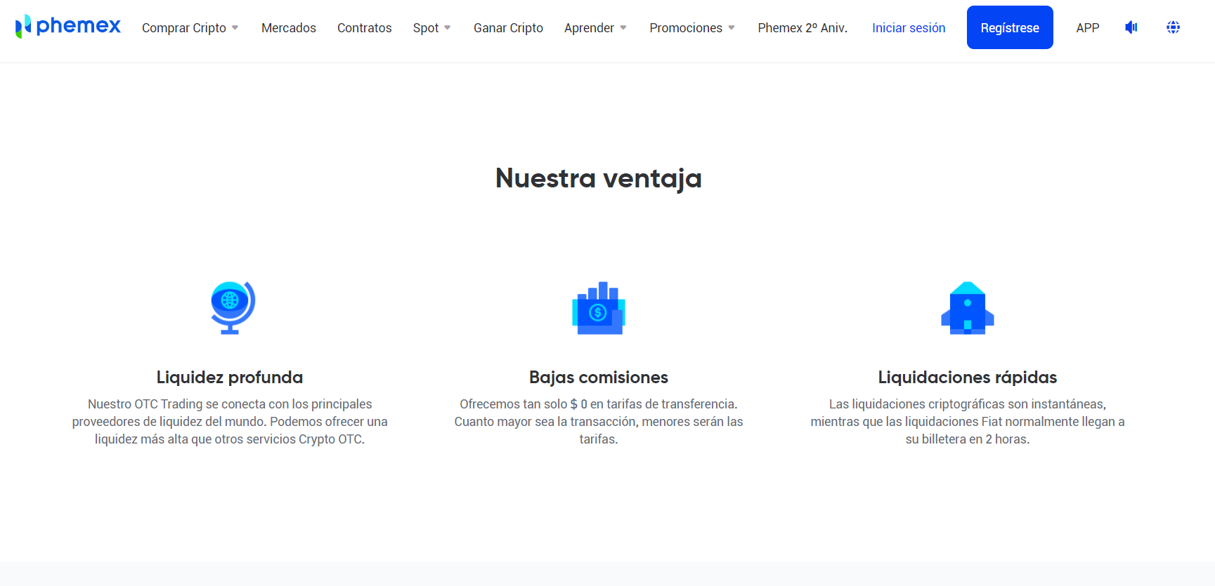 Ventajas del comercio de criptoderivados de Phemex Ventajas del comercio de criptoderivados de Phemex