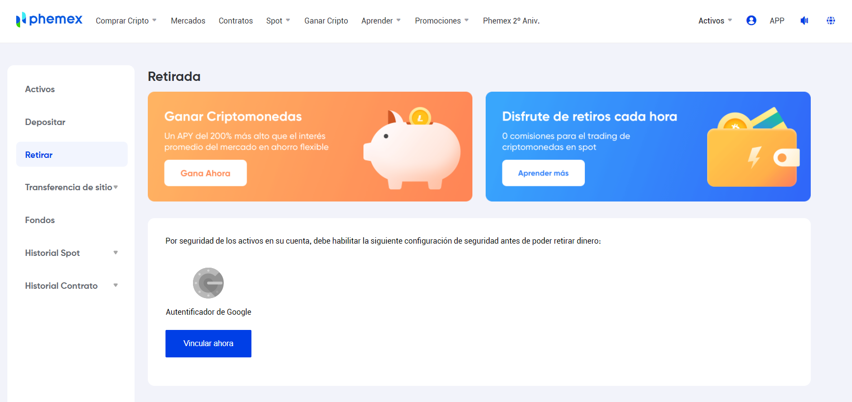 La plataforma Phemex ofrece transacciones rápidas y seguros La plataforma Phemex ofrece transacciones rápidas y seguros