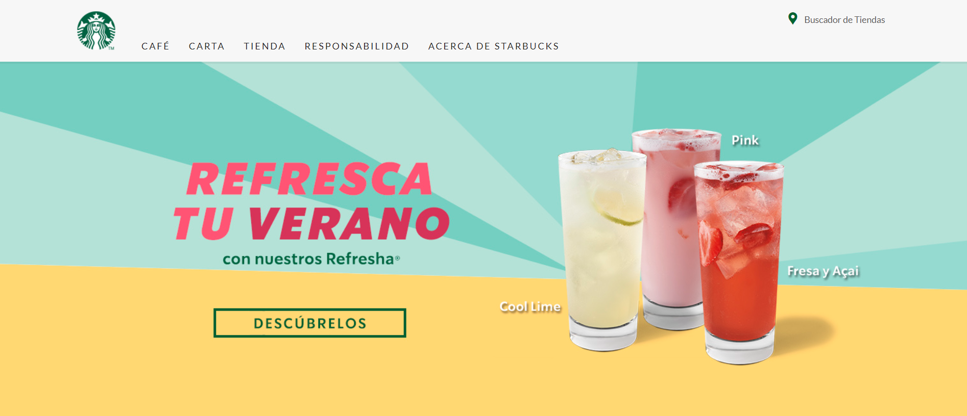 Sitio web oficial de Starbucks Sitio web oficial de Starbucks
